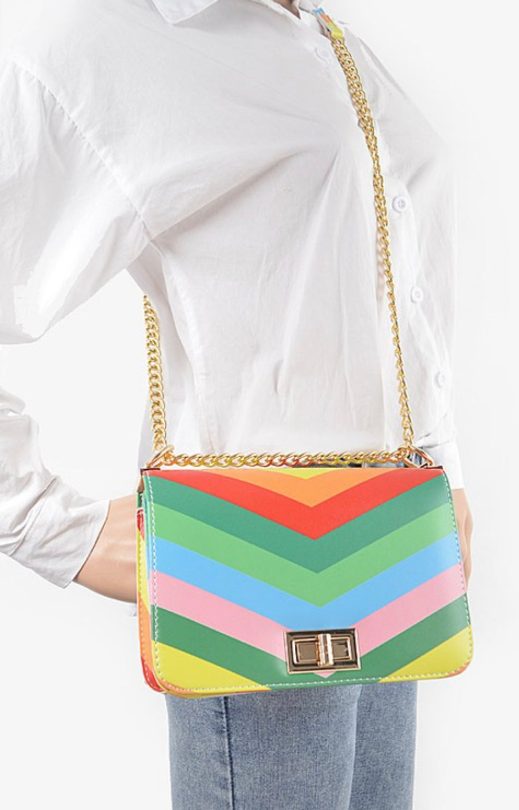 Rainbow Crossbody Purse